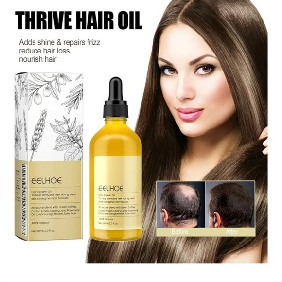 Eelhoe Organic Hair Growth Oil - Natural Formula - Picture 4 of 5